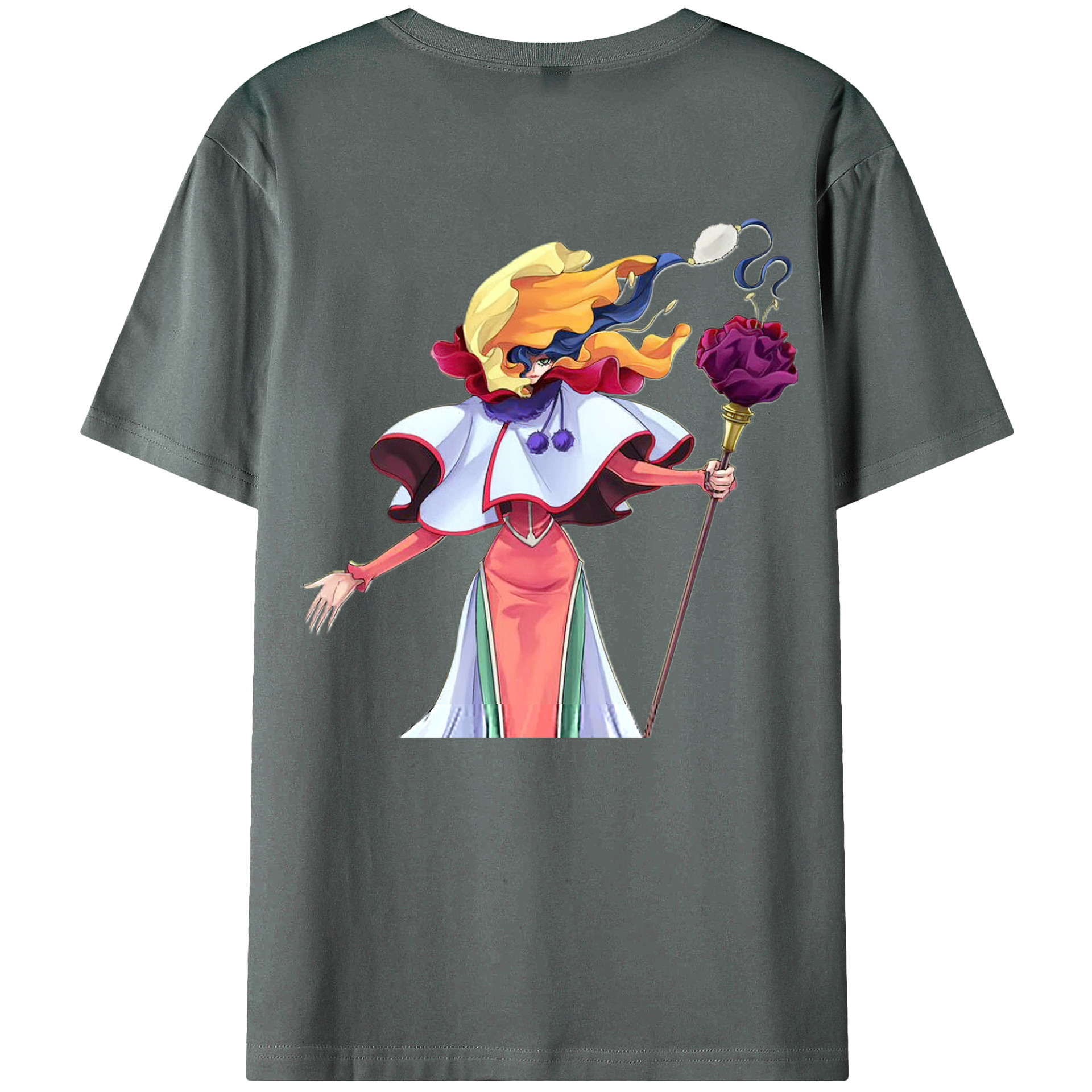 （画像用） 遊☆戯☆王 Yu-Gi-Oh! 綿100％ メンズ半袖Tシャツ（バックプリント） 通気性